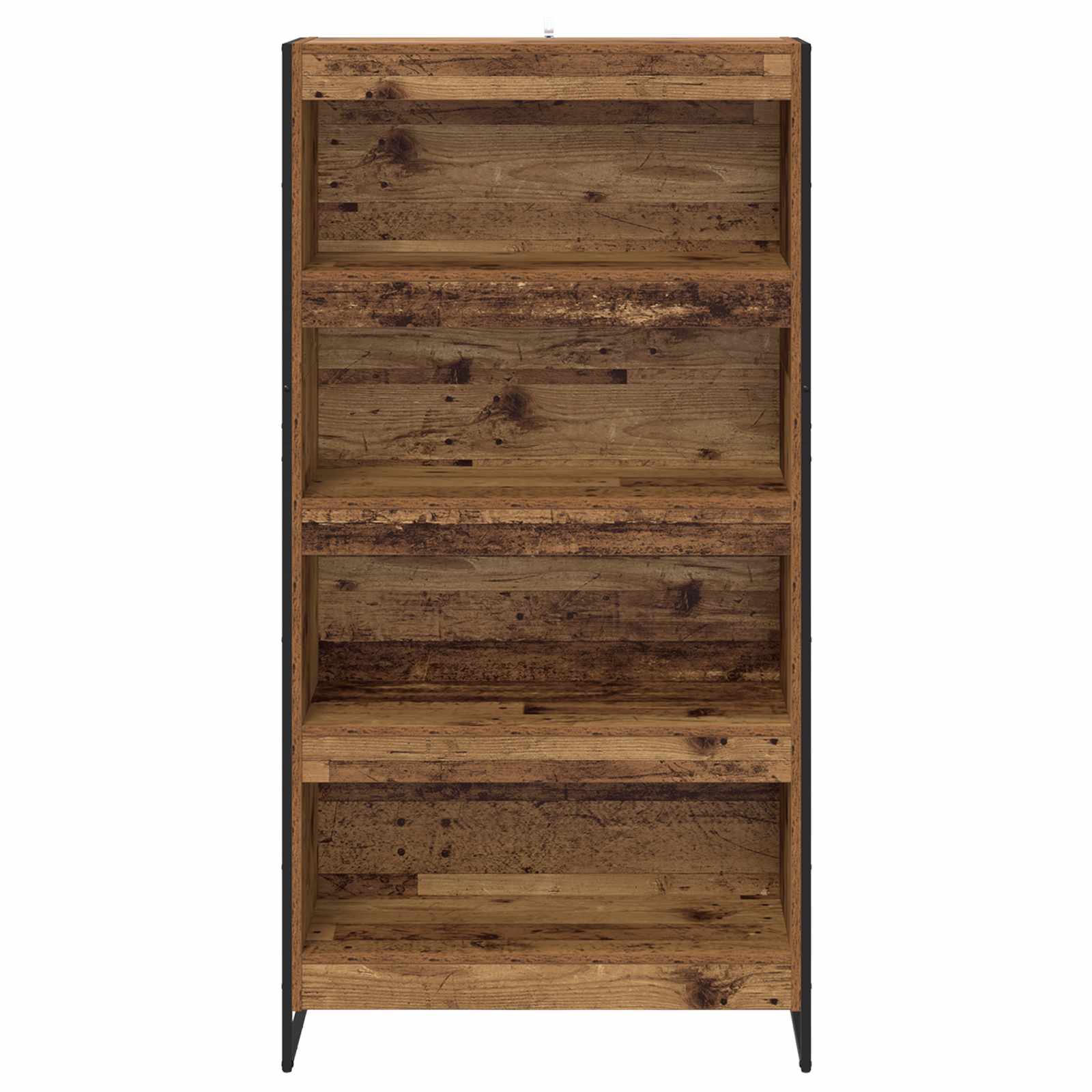 Boekenkast 2 pcs Oud Hout 80 x 30 x 155 cm Bewerkt hout