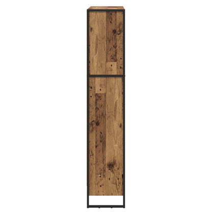 Boekenkast 2 pcs Oud Hout 80 x 30 x 155 cm Bewerkt hout