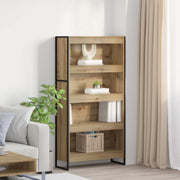 Boekenkast 80x30x155 cm ambachtelijk eiken