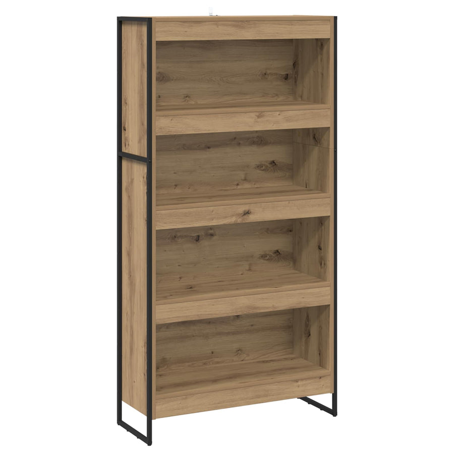 Boekenkast 2 pcs Ambachtelijk eiken 80 x 30 x 155 cm