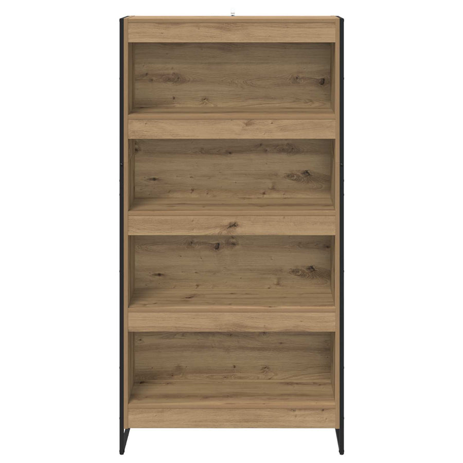 Boekenkast 2 pcs Ambachtelijk eiken 80 x 30 x 155 cm