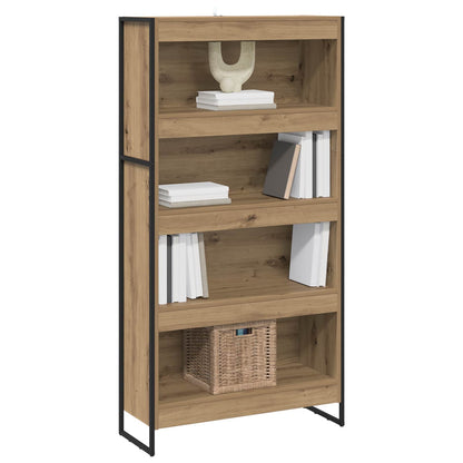 Boekenkast 2 pcs Ambachtelijk eiken 80 x 30 x 155 cm