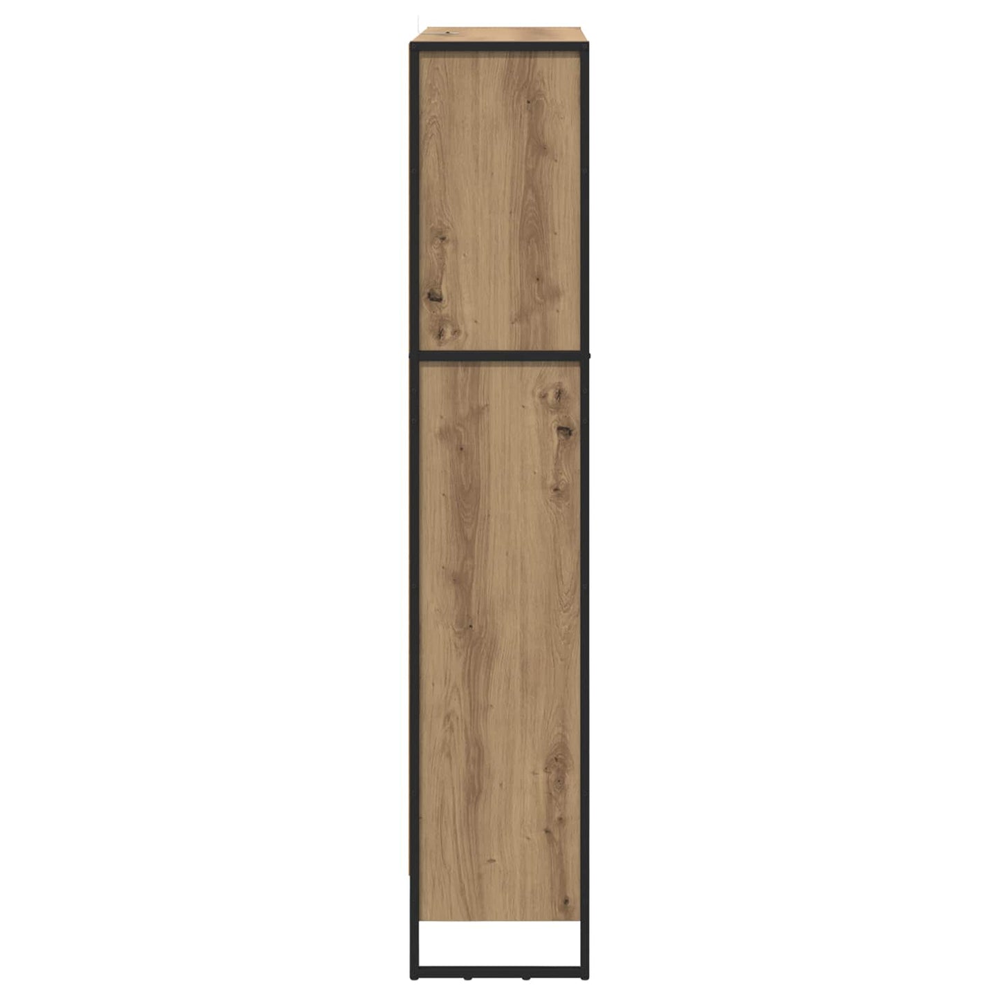 Boekenkast 2 pcs Ambachtelijk eiken 80 x 30 x 155 cm
