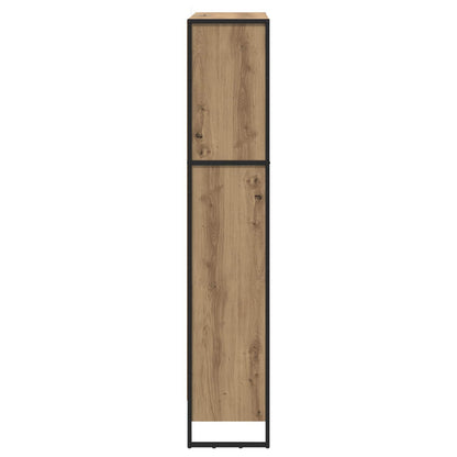 Boekenkast 2 pcs Ambachtelijk eiken 80 x 30 x 155 cm