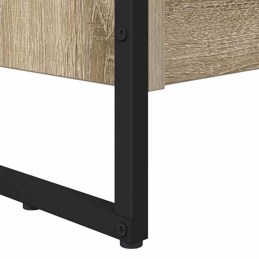 Boekenkast 2 pcs Sonoma 80 x 30 x 155 cm Bewerkt hout