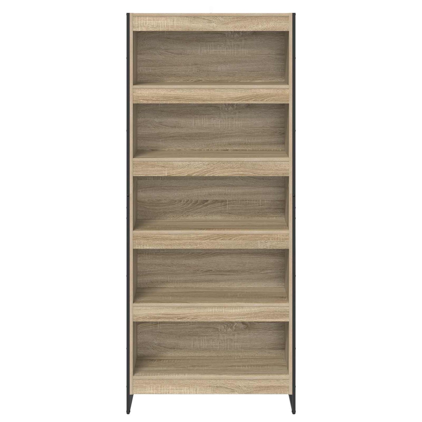 Boekenkast 2 pcs Sonoma 80 x 30 x 155 cm Bewerkt hout