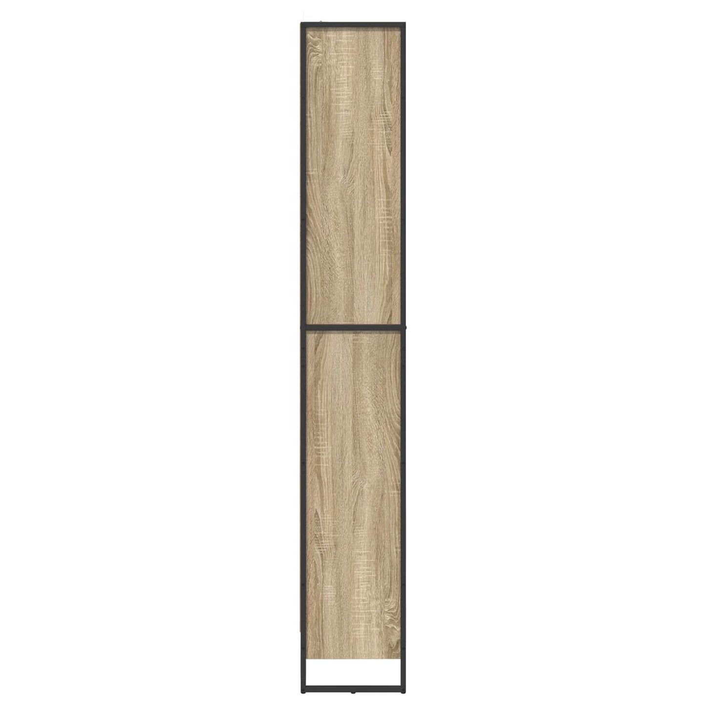 Boekenkast 2 pcs Sonoma 80 x 30 x 155 cm Bewerkt hout