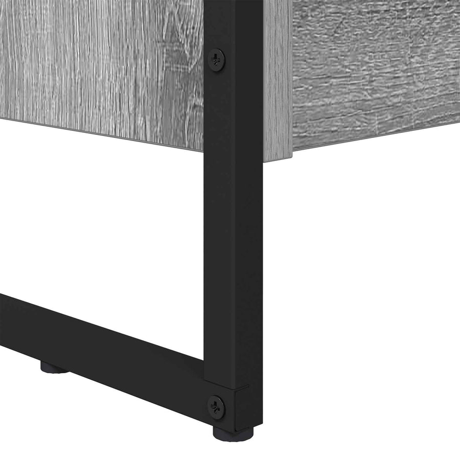 Boekenkast 2 pcs Grijs Sonoma 80 x 30 x 155 cm Bewerkt hout