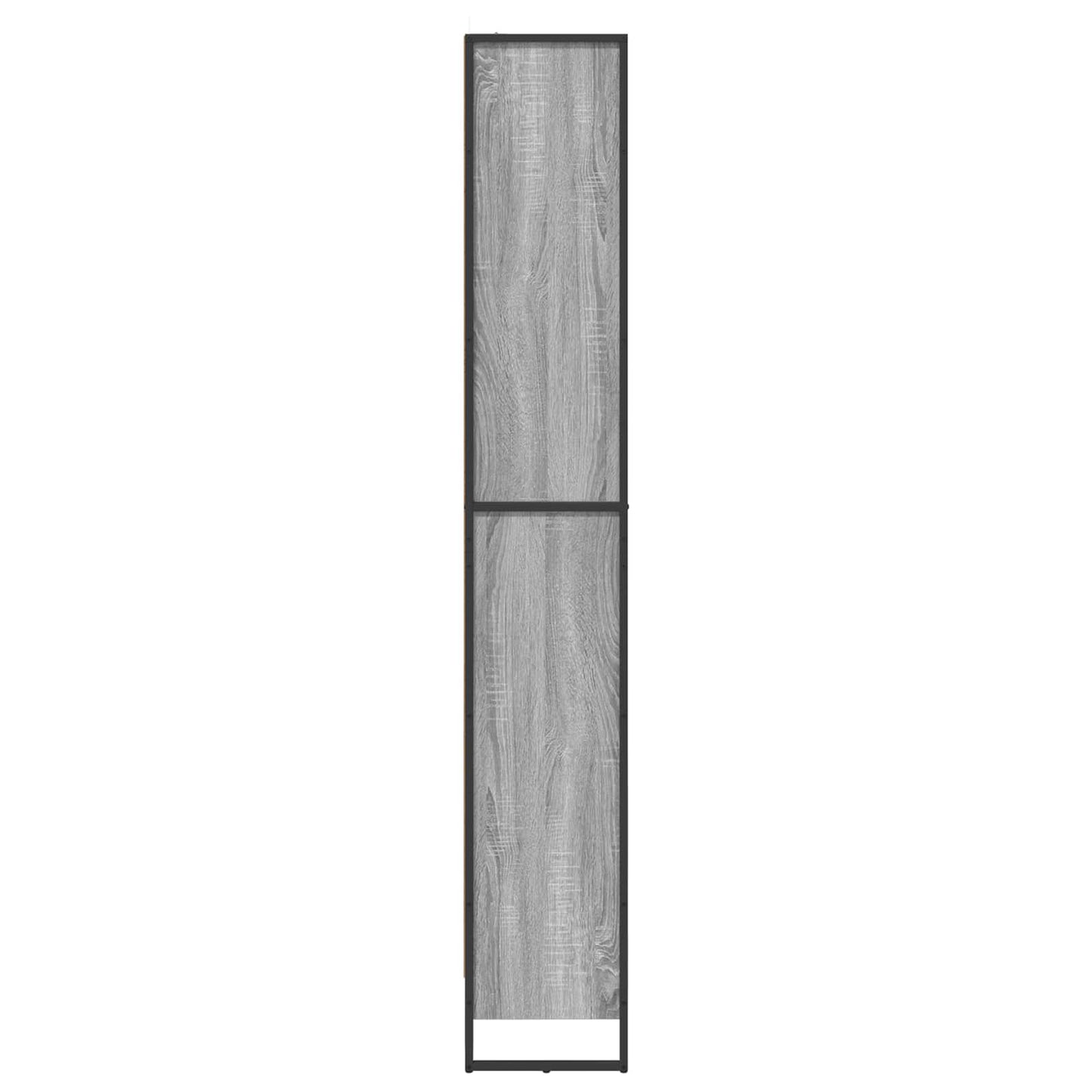 Boekenkast 2 pcs Grijs Sonoma 80 x 30 x 155 cm Bewerkt hout