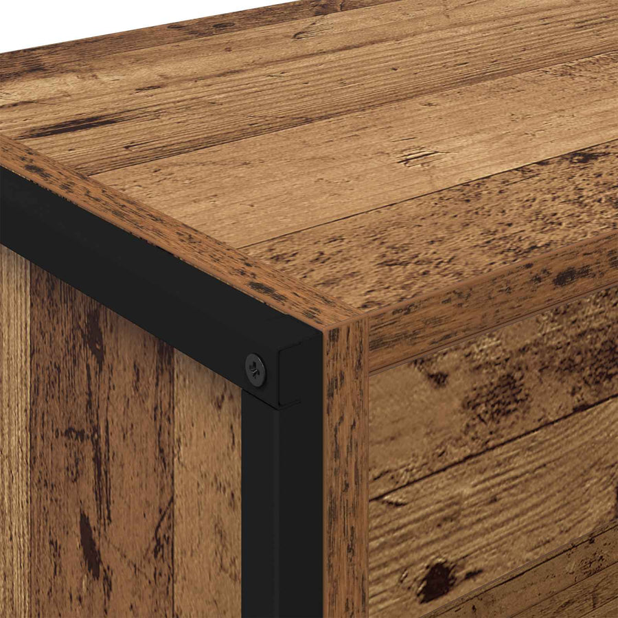 Boekenkast 2 pcs Oud Hout 80 x 30 x 155 cm Bewerkt hout