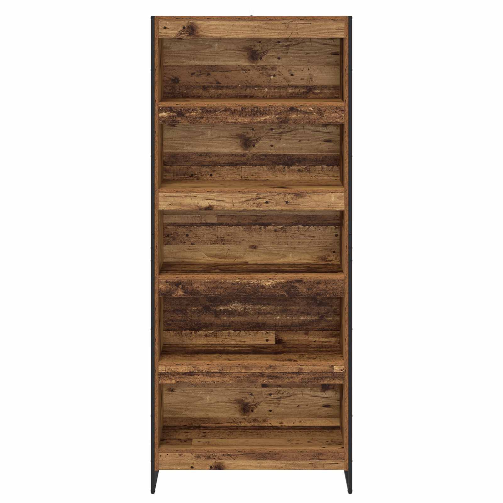 Boekenkast 2 pcs Oud Hout 80 x 30 x 155 cm Bewerkt hout