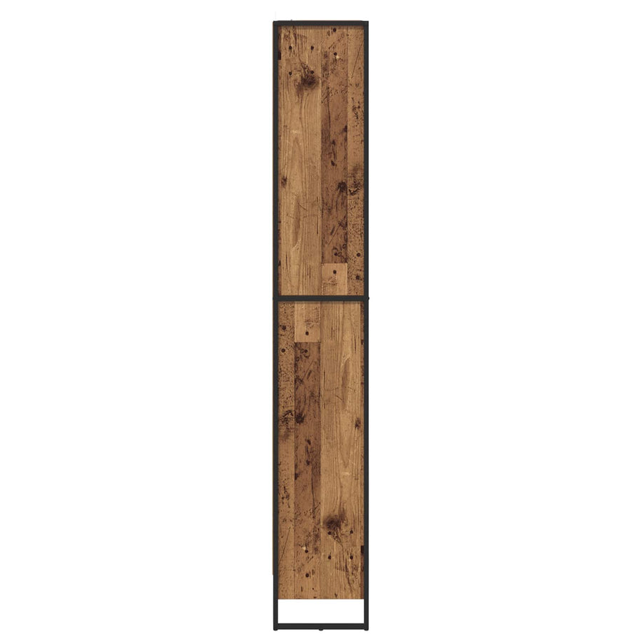 Boekenkast 2 pcs Oud Hout 80 x 30 x 155 cm Bewerkt hout