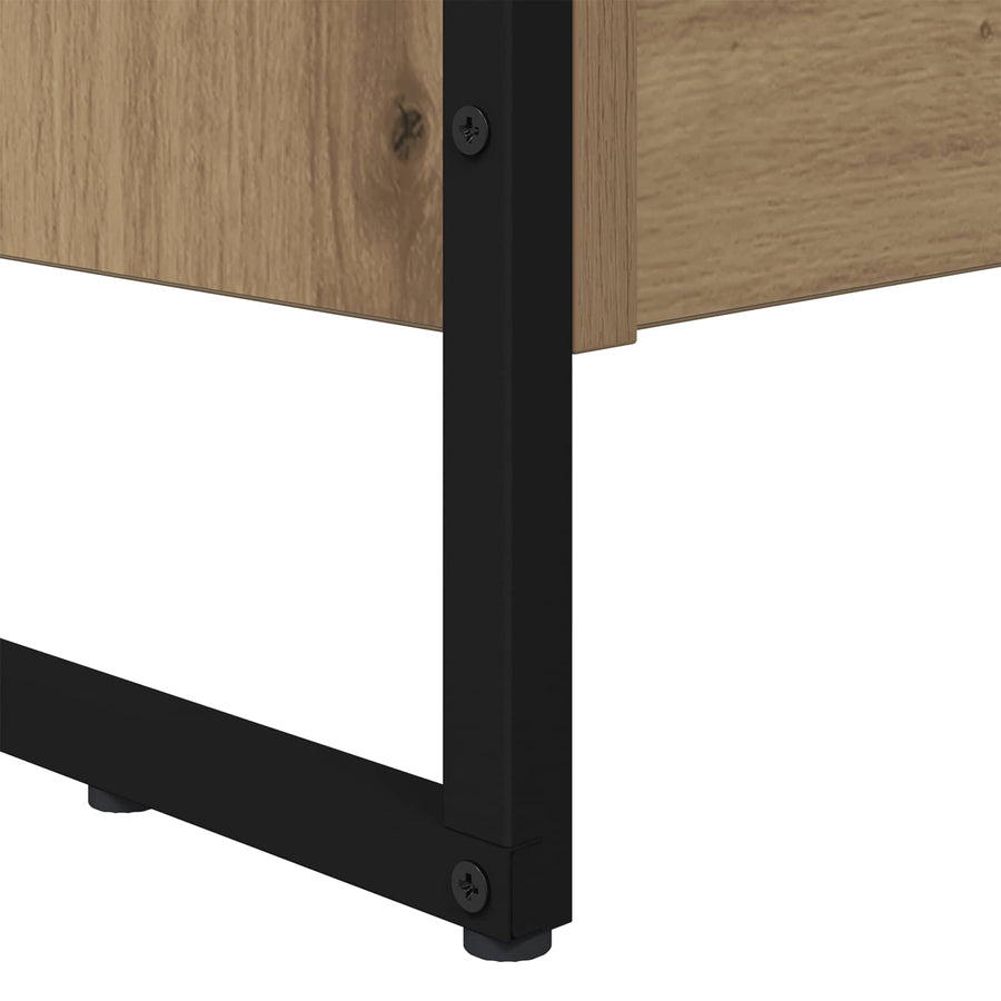 Boekenkast 2 pcs Ambachtelijk eiken 80 x 30 x 155 cm