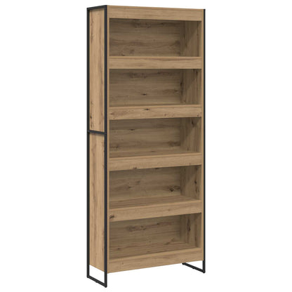 Boekenkast 2 pcs Ambachtelijk eiken 80 x 30 x 155 cm