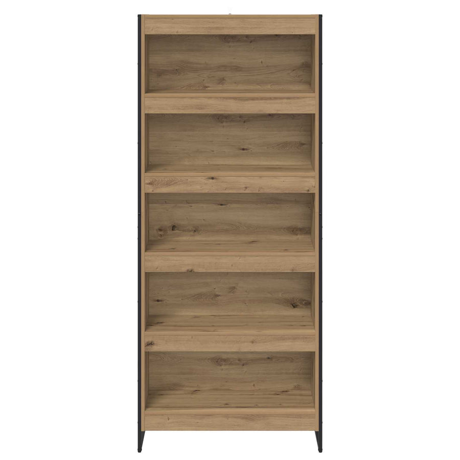 Boekenkast 2 pcs Ambachtelijk eiken 80 x 30 x 155 cm