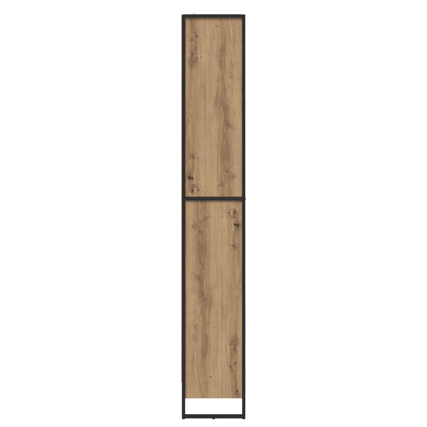 Boekenkast 2 pcs Ambachtelijk eiken 80 x 30 x 155 cm