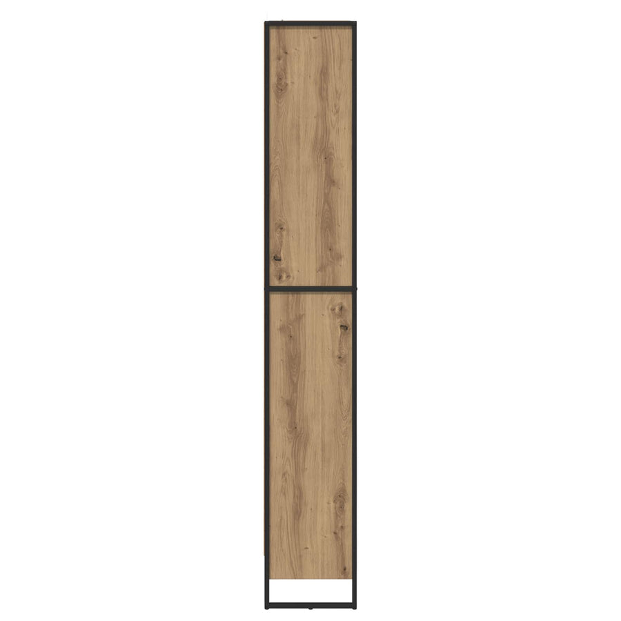 Boekenkast 2 pcs Ambachtelijk eiken 80 x 30 x 155 cm