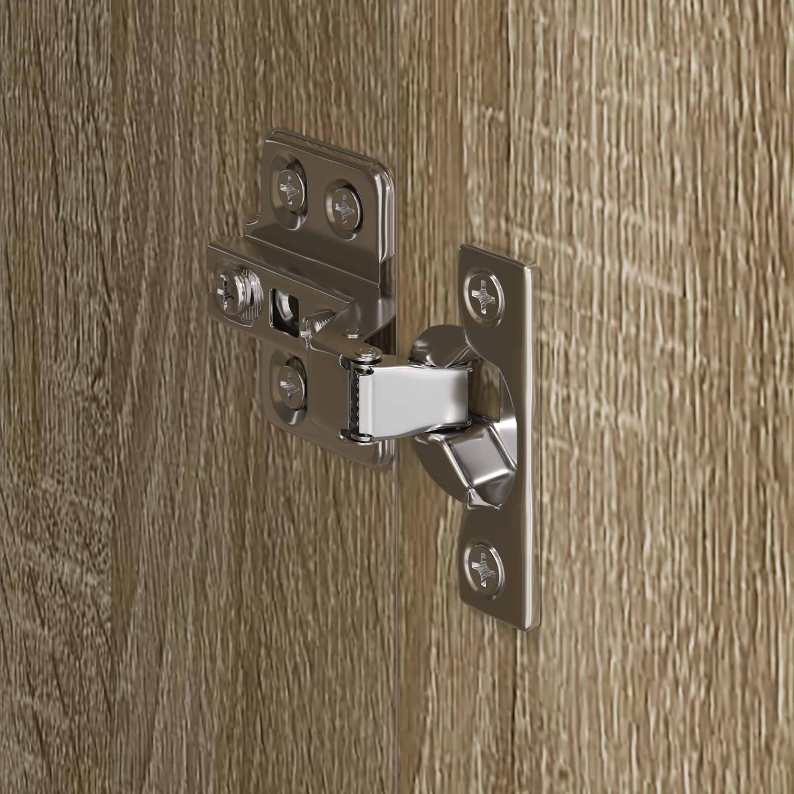 Warderobe met opslag 2 pcs Sonoma 50 x 50 x 200 cm Bewerkt hout