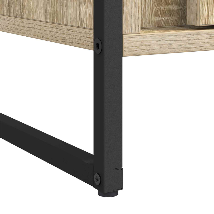 Warderobe met opslag 2 pcs Sonoma 50 x 50 x 200 cm Bewerkt hout