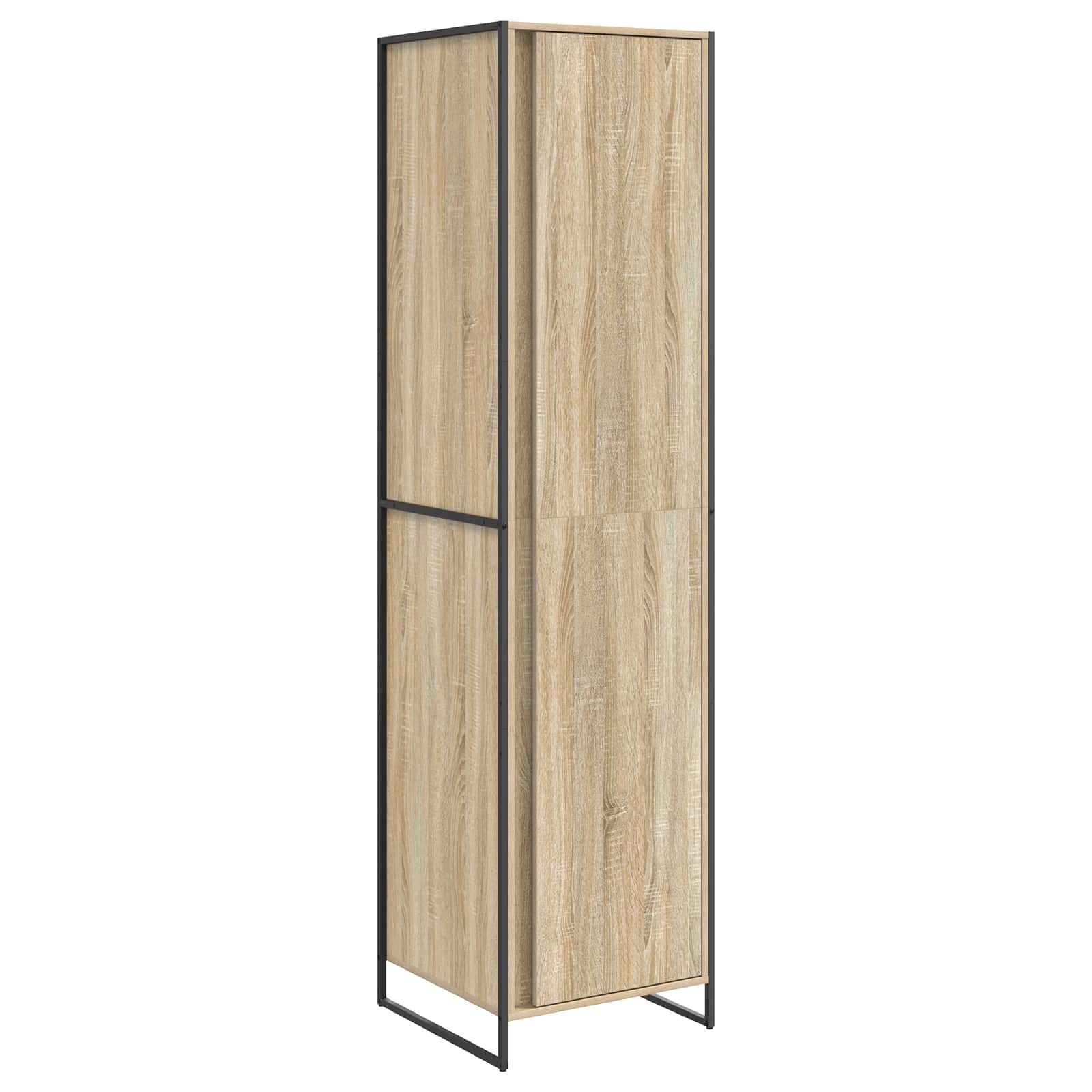 Warderobe met opslag 2 pcs Sonoma 50 x 50 x 200 cm Bewerkt hout