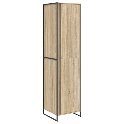 Warderobe met opslag 2 pcs Sonoma 50 x 50 x 200 cm Bewerkt hout
