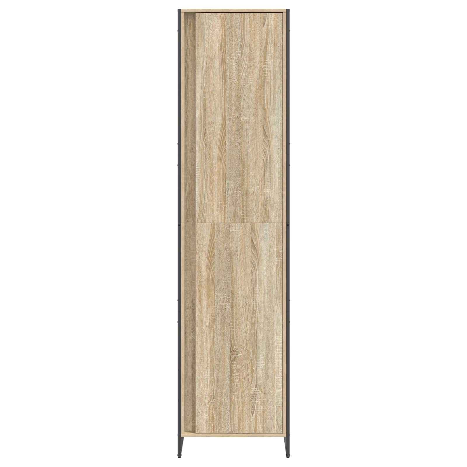 Warderobe met opslag 2 pcs Sonoma 50 x 50 x 200 cm Bewerkt hout