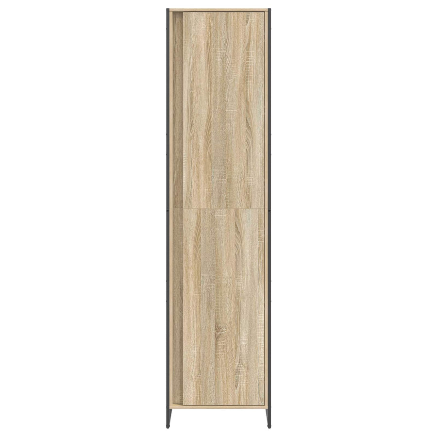 Warderobe met opslag 2 pcs Sonoma 50 x 50 x 200 cm Bewerkt hout