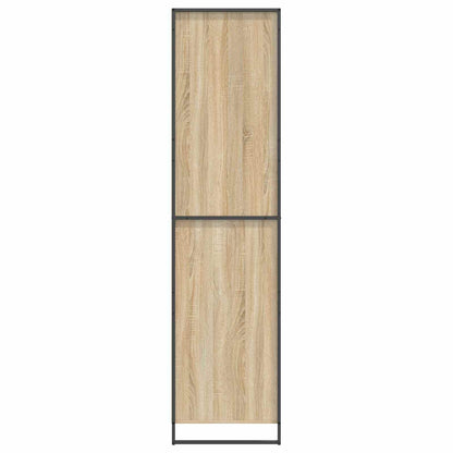 Warderobe met opslag 2 pcs Sonoma 50 x 50 x 200 cm Bewerkt hout