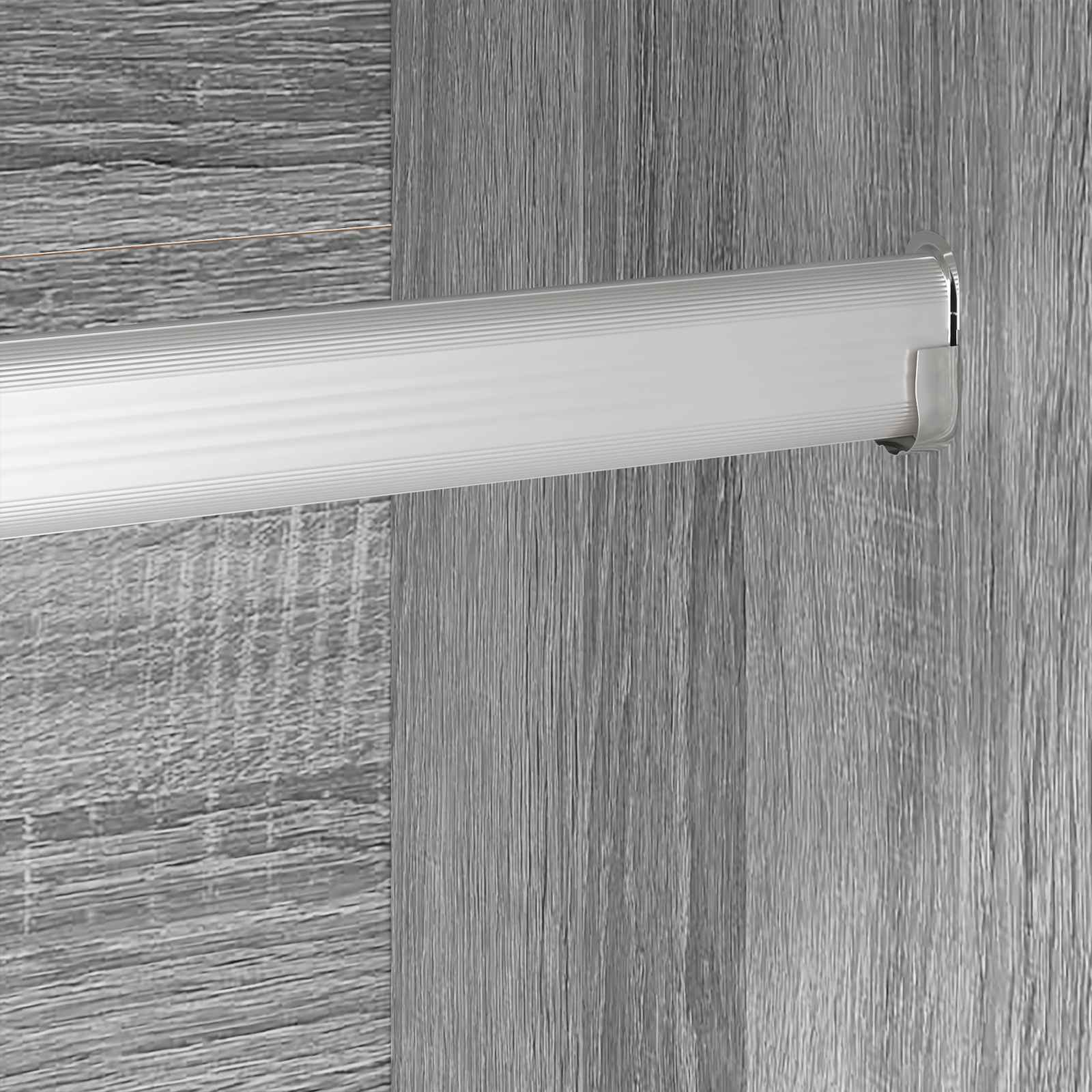 Warderobe 2 pcs Grijs Sonoma 50 x 50 x 200 cm Bewerkt hout