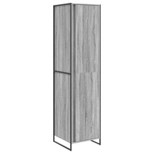 Warderobe 2 pcs Grijs Sonoma 50 x 50 x 200 cm Bewerkt hout