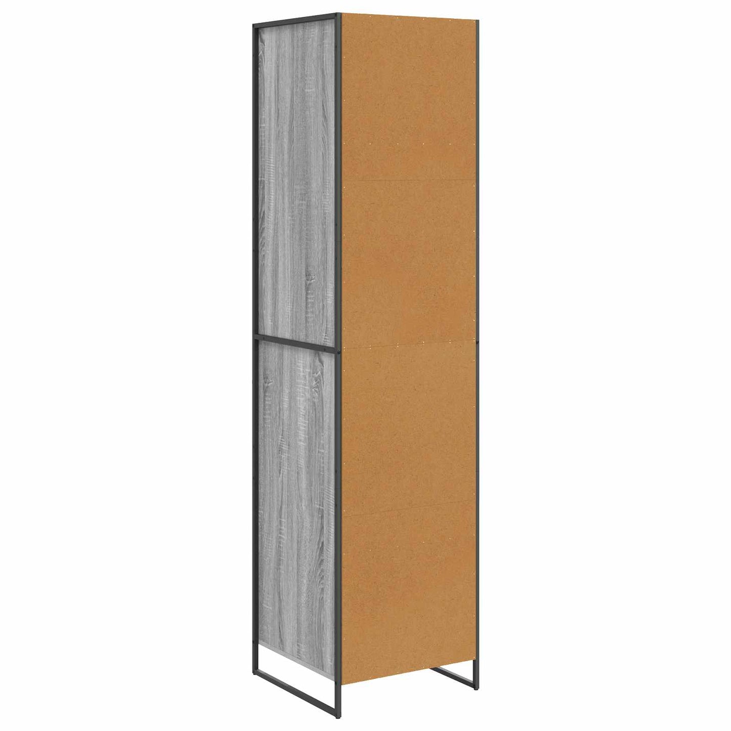 Warderobe 2 pcs Grijs Sonoma 50 x 50 x 200 cm Bewerkt hout
