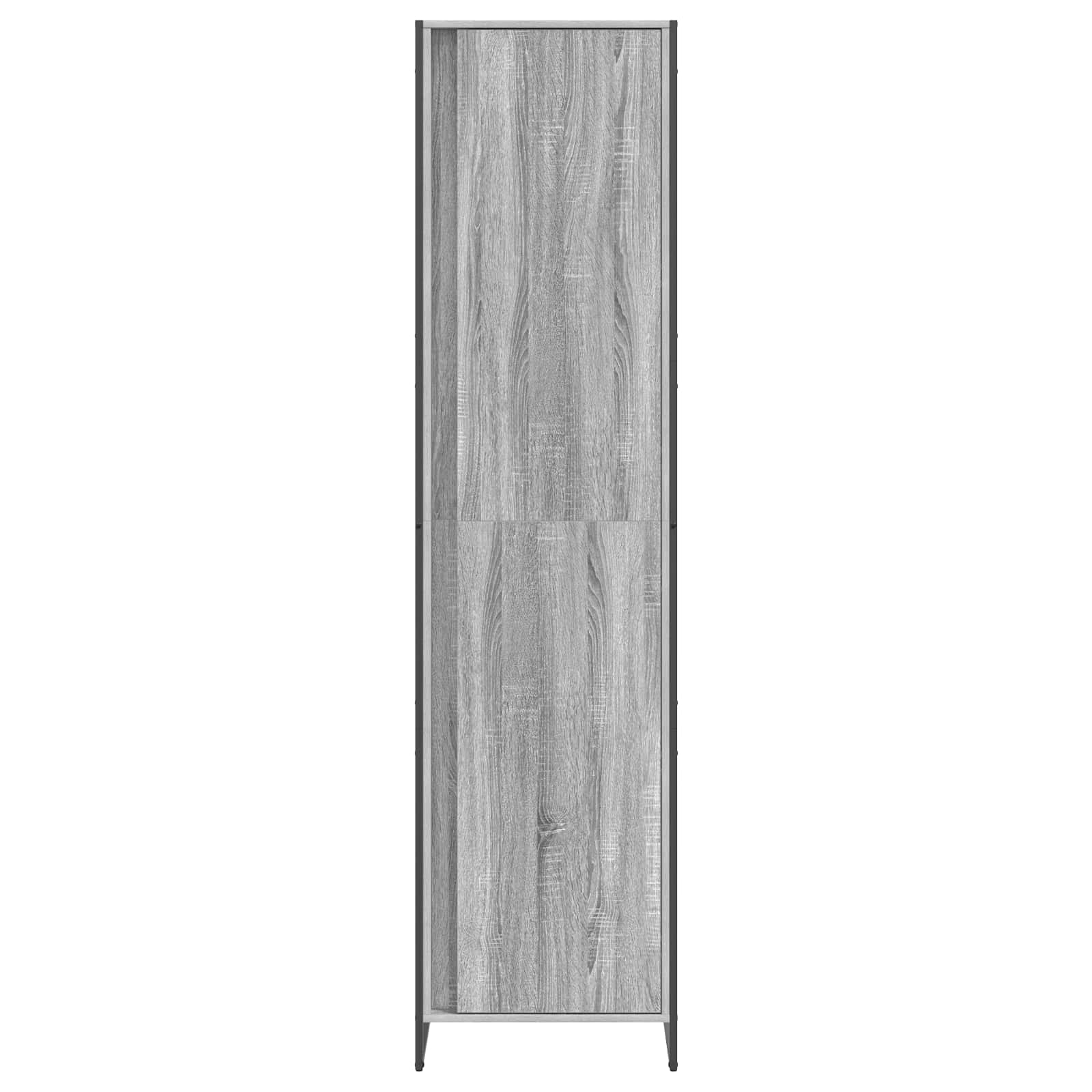 Warderobe 2 pcs Grijs Sonoma 50 x 50 x 200 cm Bewerkt hout