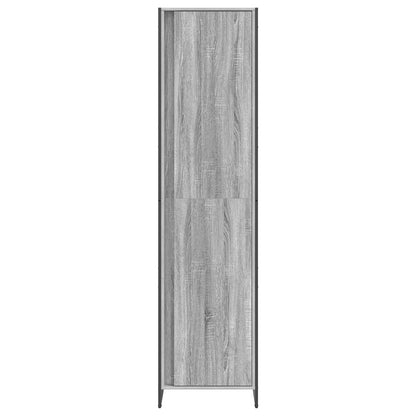 Warderobe 2 pcs Grijs Sonoma 50 x 50 x 200 cm Bewerkt hout