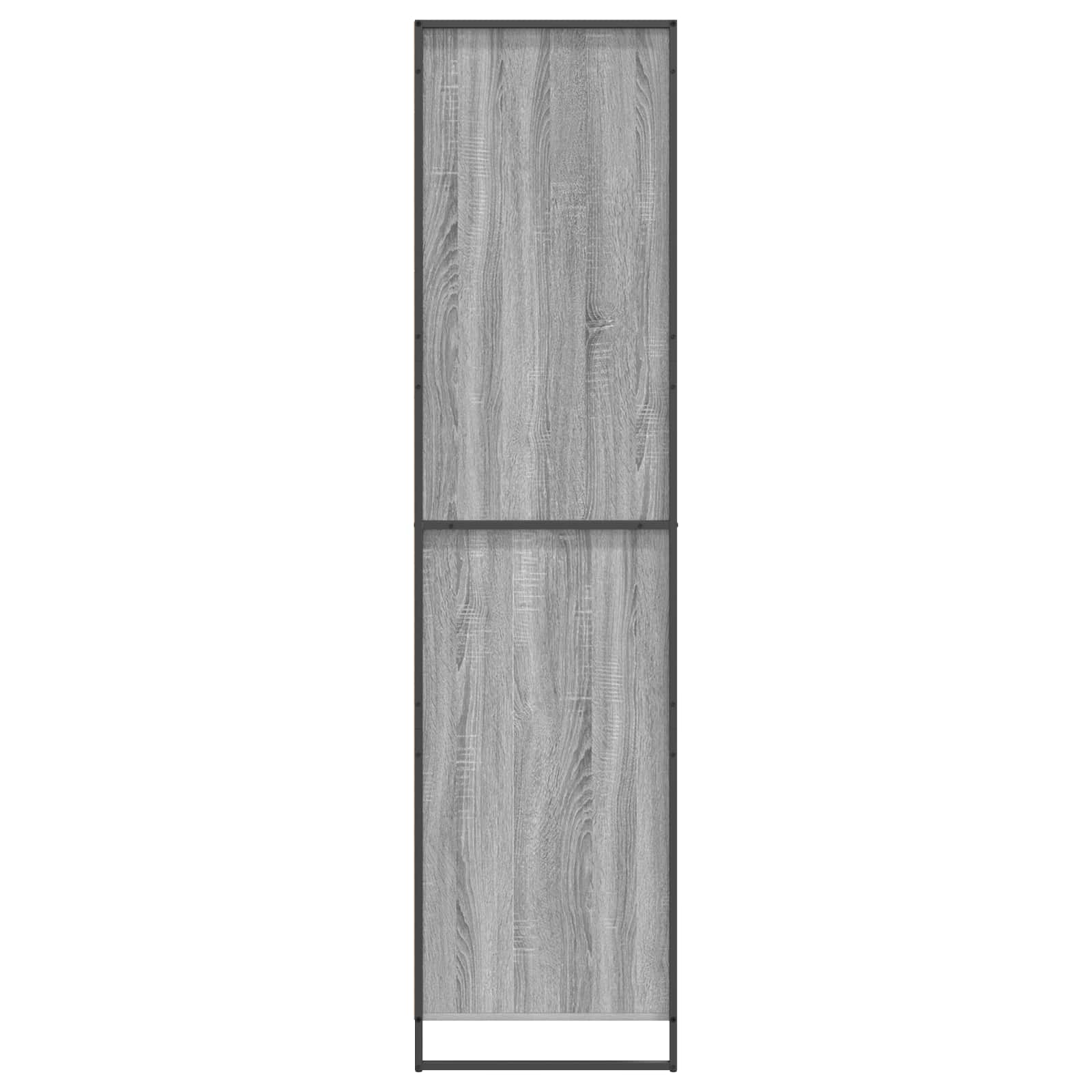 Warderobe 2 pcs Grijs Sonoma 50 x 50 x 200 cm Bewerkt hout