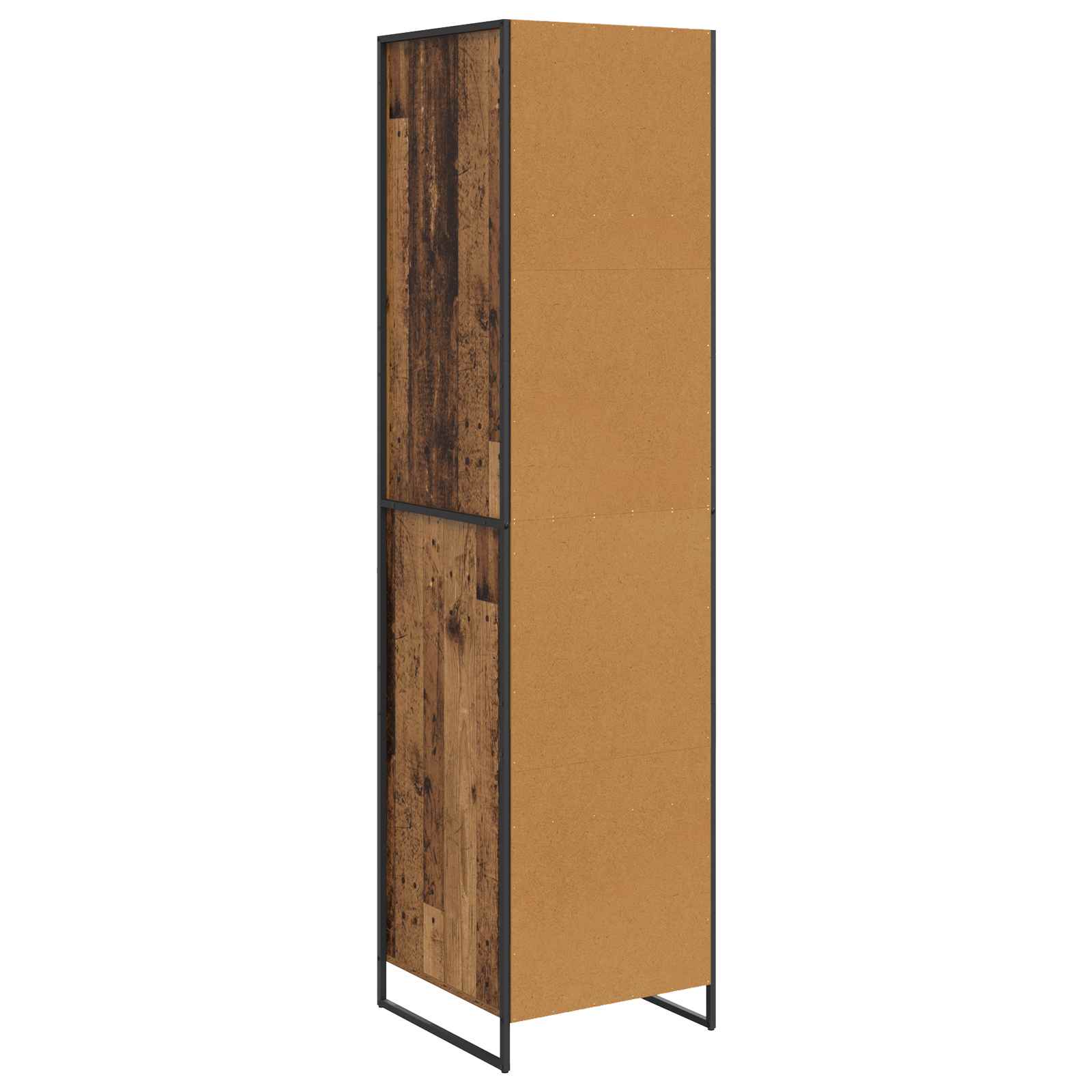 Warderobe 2 pcs Oud Hout 50 x 50 x 200 cm Bewerkt hout