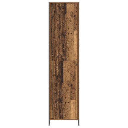 Warderobe 2 pcs Oud Hout 50 x 50 x 200 cm Bewerkt hout