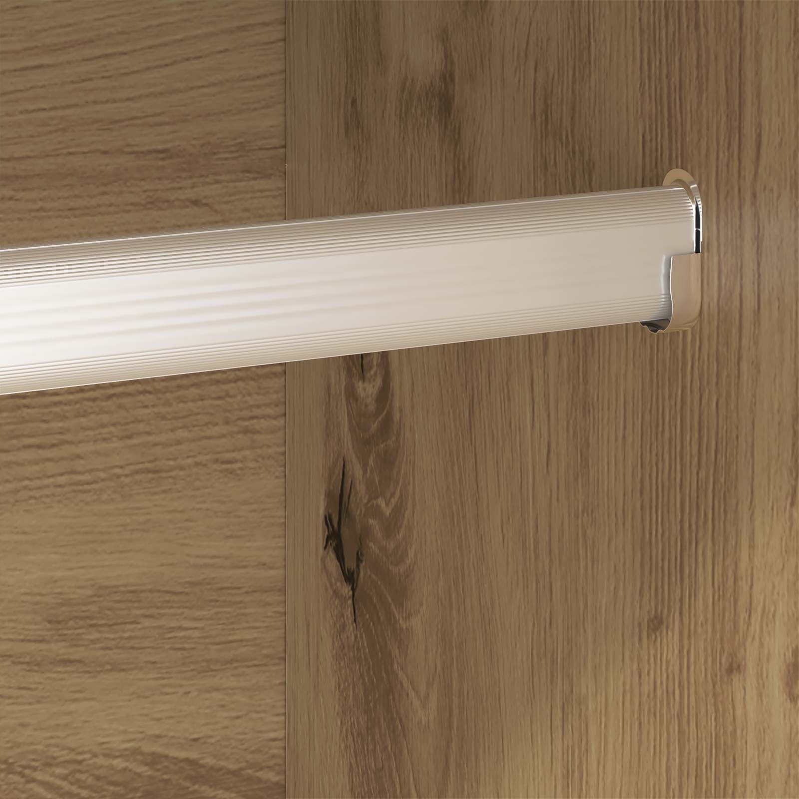 Warderobe met opslag 2 pcs Ambachtelijk eiken 50 x 50 x 200 cm