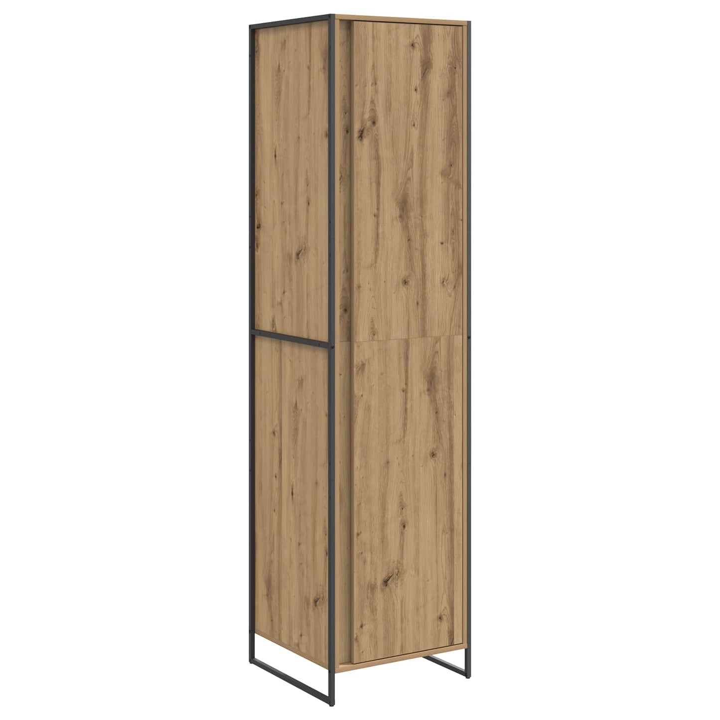 Warderobe met opslag 2 pcs Ambachtelijk eiken 50 x 50 x 200 cm