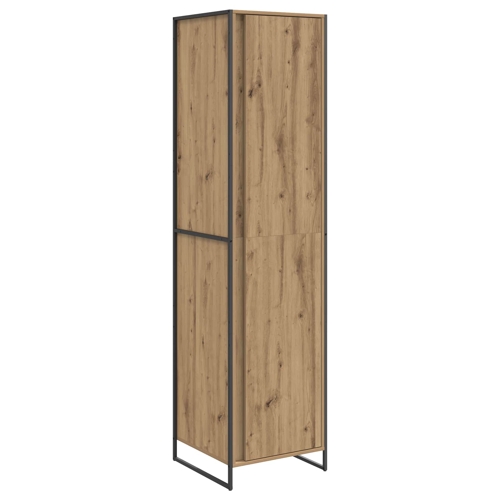 Warderobe met opslag 2 pcs Ambachtelijk eiken 50 x 50 x 200 cm