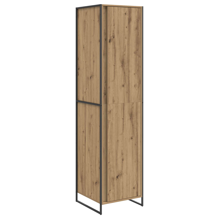 Warderobe met opslag 2 pcs Ambachtelijk eiken 50 x 50 x 200 cm