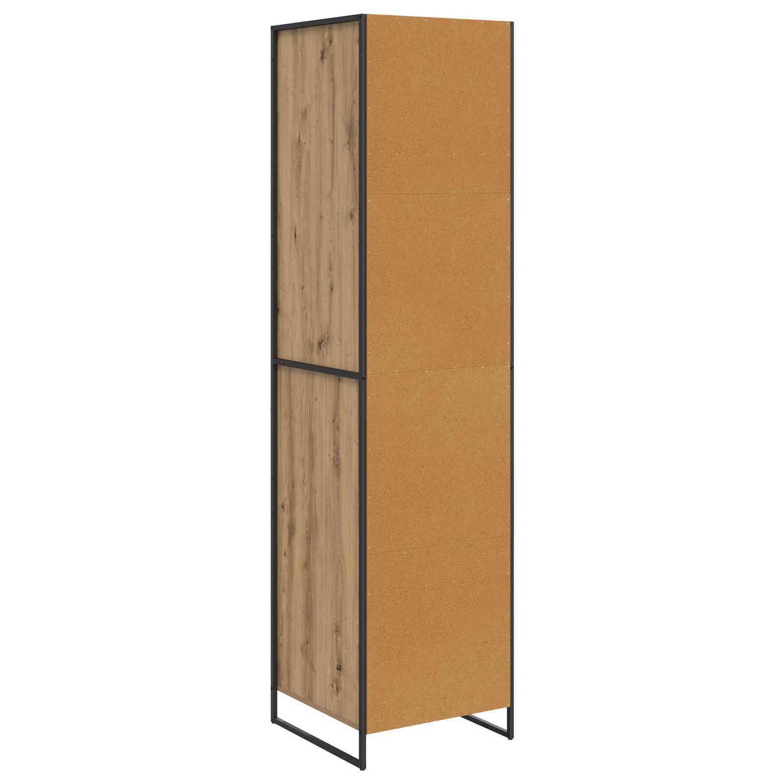 Warderobe met opslag 2 pcs Ambachtelijk eiken 50 x 50 x 200 cm
