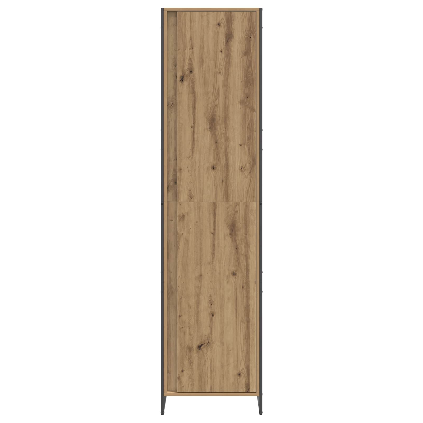 Warderobe met opslag 2 pcs Ambachtelijk eiken 50 x 50 x 200 cm