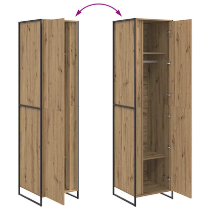 Warderobe met opslag 2 pcs Ambachtelijk eiken 50 x 50 x 200 cm