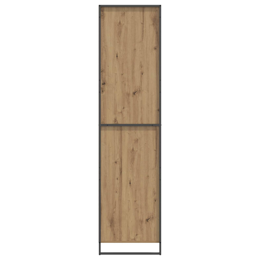 Warderobe met opslag 2 pcs Ambachtelijk eiken 50 x 50 x 200 cm