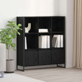 Boekenkast 2 pcs Zwart Eiken 99,5 x 30 x 108 cm Bewerkt hout