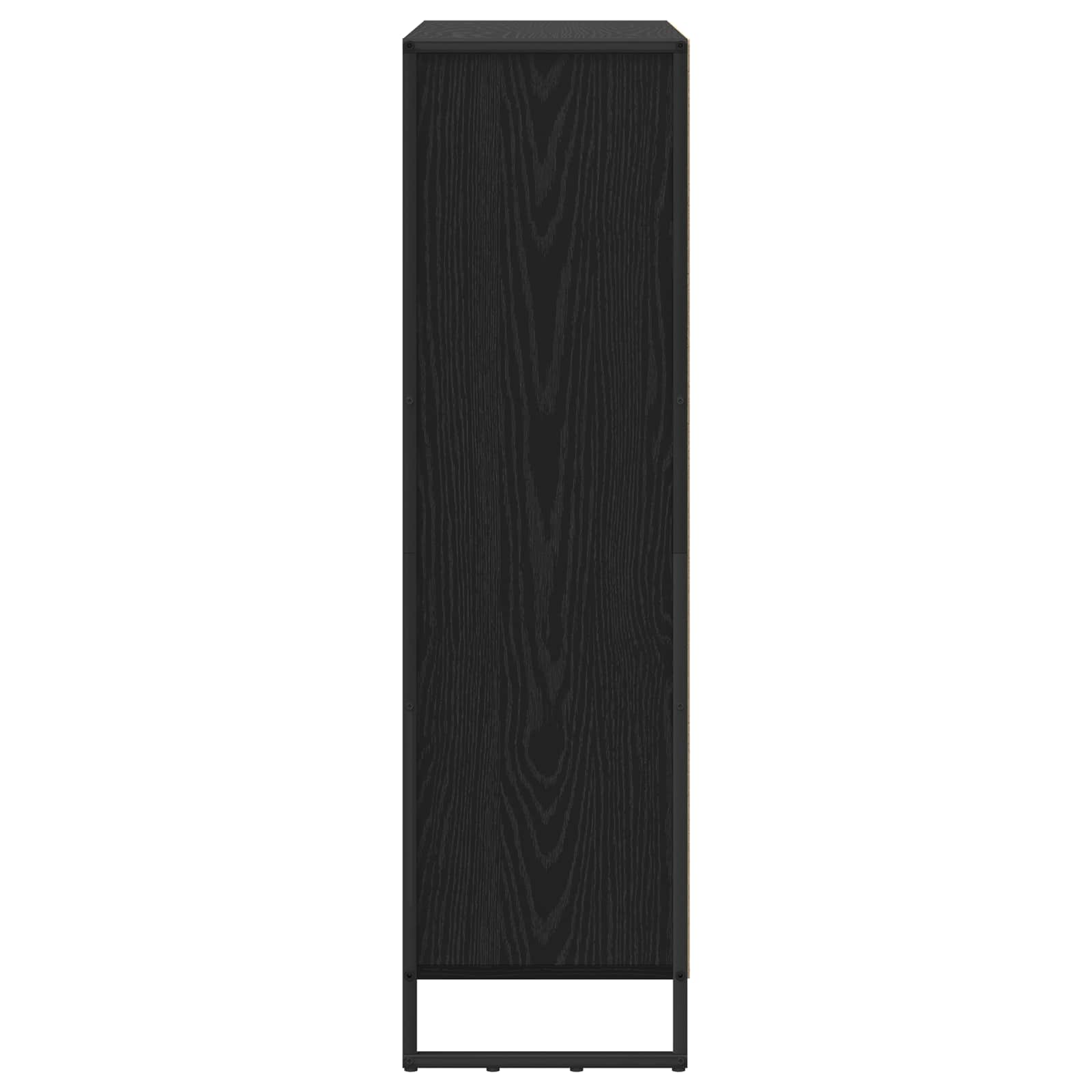 Boekenkast 2 pcs Zwart Eiken 99,5 x 30 x 108,5 cm Bewerkt hout