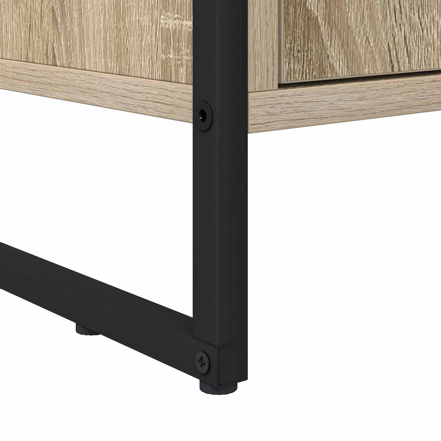 Boekenkast 2 pcs Sonoma 99,5 x 30 x 108,5 cm Bewerkt hout