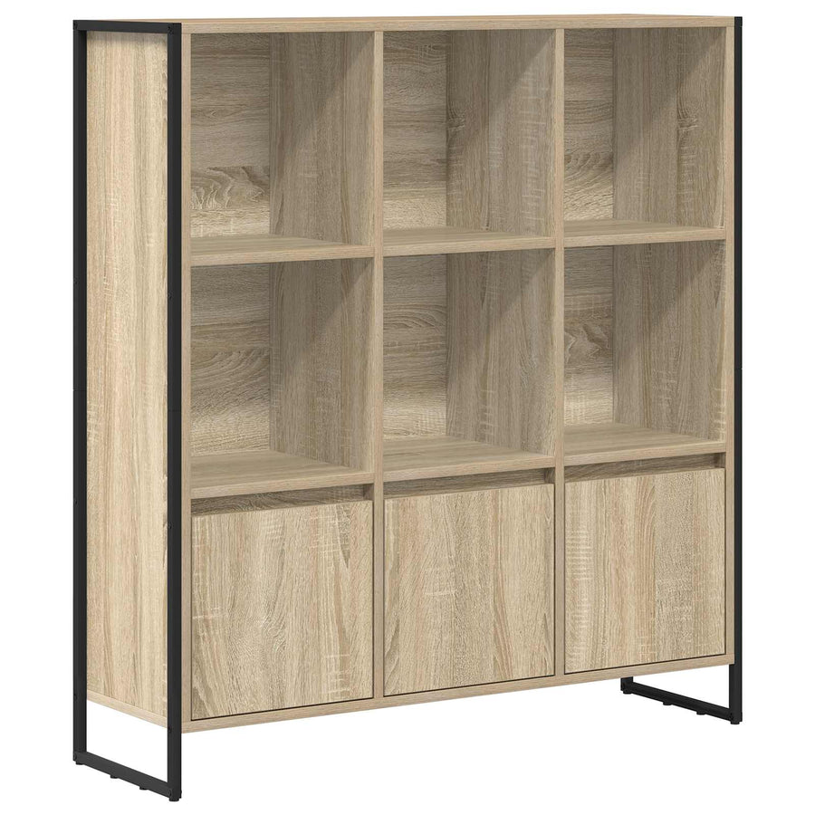 Boekenkast 2 pcs Sonoma 99,5 x 30 x 108,5 cm Bewerkt hout