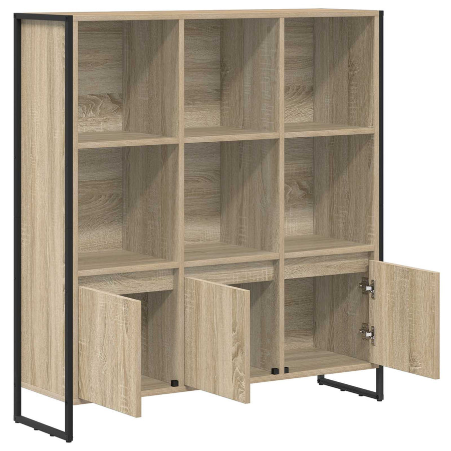 Boekenkast 2 pcs Sonoma 99,5 x 30 x 108,5 cm Bewerkt hout