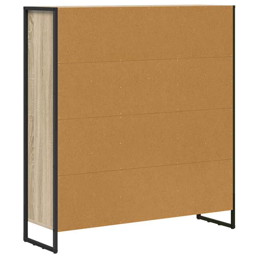 Boekenkast 2 pcs Sonoma 99,5 x 30 x 108,5 cm Bewerkt hout